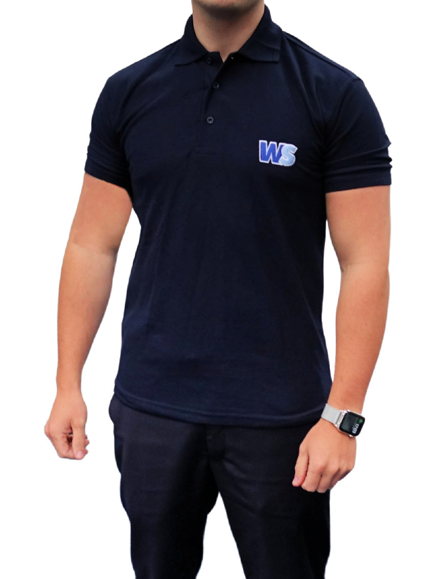 WS Unisex Short Sleeve Polo Shirt - Navy
