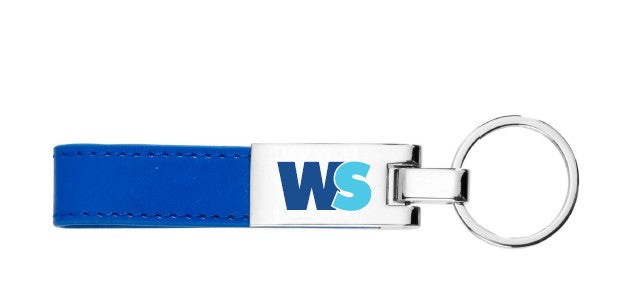 WS Leather Strap Keyring