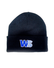 Load image into Gallery viewer, WS Black Beanie Hat
